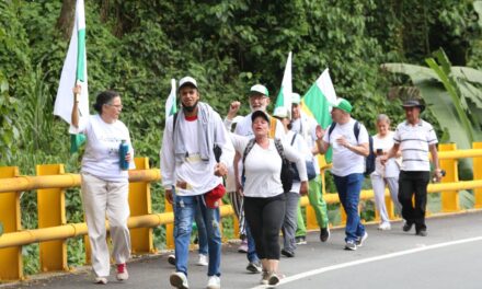 En Sopetrán terminó la tercera jornada de la conmemoración de los 20 años de la Marcha de la Noviolencia