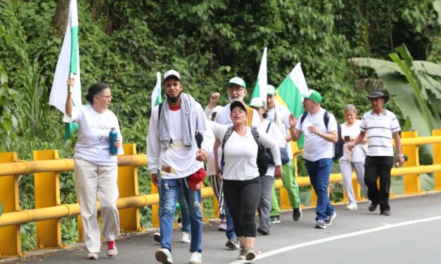 En Sopetrán terminó  la tercera jornada de la conmemoración de los 20 años de la Marcha de la Noviolencia