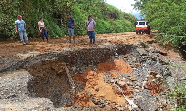 Las fuertes lluvias en Concordia deja 18 familias damnificadas y 7 vías cerradas
