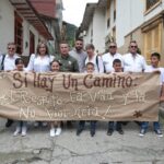 En San Andrés de Cuerquia se realizó la movilización ciudadana de personas desaparecidas