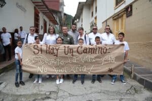 En San Andrés de Cuerquia se realizó la movilización ciudadana de personas desaparecidas