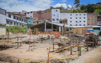 Avanzan obras de la nueva plaza de mercado para San Vicente Ferrer