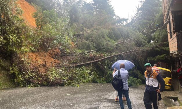Dagrd y Cuerpo Oficial de Bomberos Medellín atendieron 17 emergencias por lluvias en la ciudad en las últimas horas