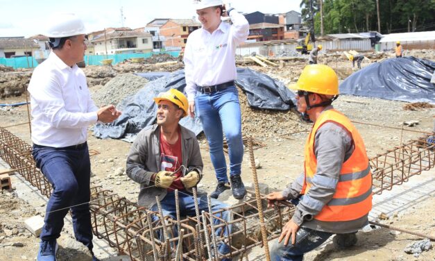 Por buen camino va las obras de la nueva plaza de mercado de La Ceja