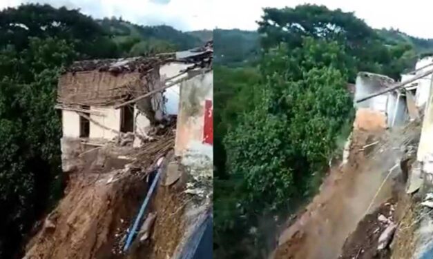 Deslizamiento en Ebéjico deja cuatro familias sin vivienda