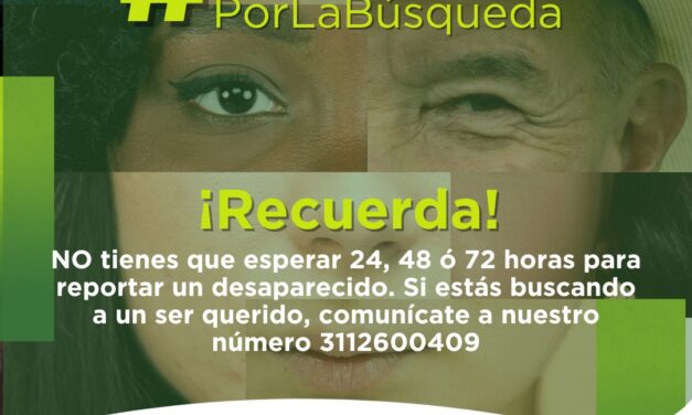 #UNIDOSporLaBúsqueda: construyamos una red de SOLIDARIDAD para encontrar a los desaparecidos en Antioquia