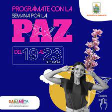 Municipio de Sabaneta se encuentra celebrando la Semana por la Paz