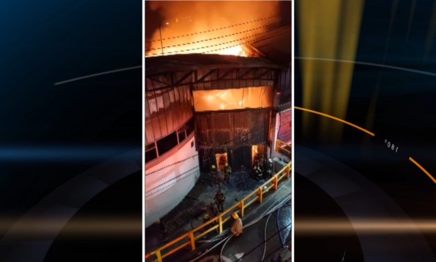 Incendio consumió bodega de almacenaje de telas en La Estrella