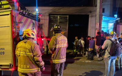 Bomberos Medellín controló incendio en fábrica de confecciones en Las Palmas