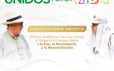 Se abre la convocatoria para el Premio Guillermo Gaviria y Gilberto Echeverri a la Paz, la Noviolencia y la Reconciliación