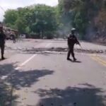 Ejército Nacional reporta hostigamientos en la vía Tarazá-Valdivia