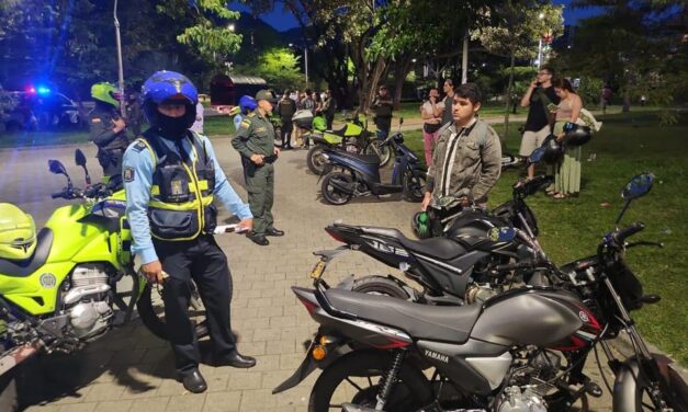 Operativo de Policía y tránsito en la 4 sur dejó 96 comparendos y 58 motos inmovilizadas