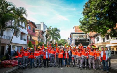 ¡Buenas noticias para Medellín!  Con 400 trabajadores avanzan las obras de mantenimiento de malla vial