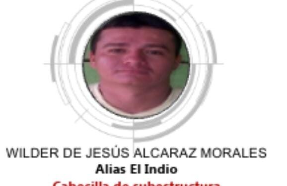 Gobernador de Antioquia ofreció hasta 50 millones de pesos de recompensa por información que permita capturar a alias El Indio