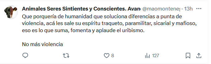 Indignante video viral muestra agresión simbólica a Gustavo Petro trino