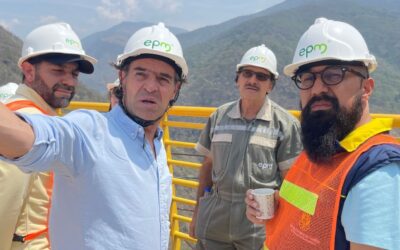 Carlos Carrillo Director general de la UNGRD visitó Hidroituango y comprobó avances