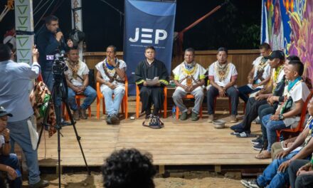 JEP escucha testimonios del Pueblo Siona en histórica ceremonia espiritual