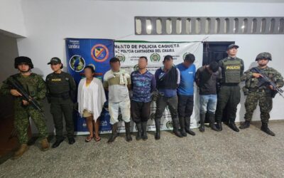 Minería ilegal en Caquetá: 6 capturados y golpe al GAO