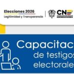 CNE realizará capacitaciones virtuales para testigos electorales en Antioquia de cara a las elecciones del 31 de mayo