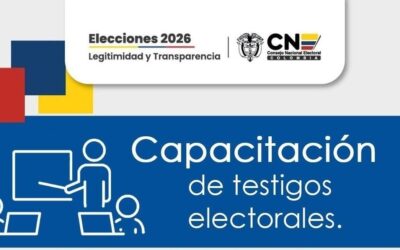 CNE realizará capacitaciones virtuales para testigos electorales en Antioquia de cara a las elecciones del 31 de mayo