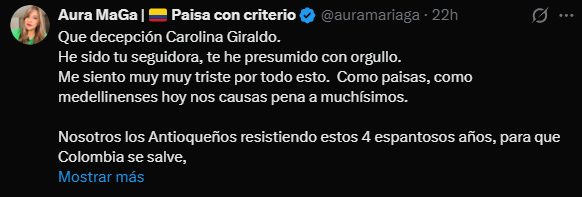 reacción a carta