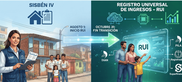 Campamento informa inicio de transición del Sisbén al RUI