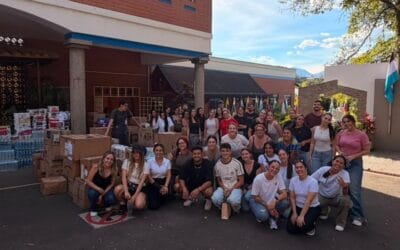 La comunidad educativa del Padre Manyanet se une por los afectados