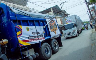 El Carmen de Viboral despachó 27 toneladas de ayudas a Chocó y Cauca