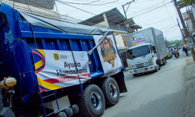 El Carmen de Viboral despachó 27 toneladas de ayudas a Chocó y Cauca