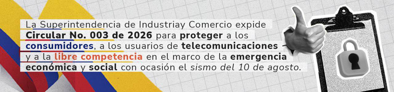 Circular SIC ordena controles de precios y telecom Pantallazo del comunicado oficial sobre la Circular SIC en la sede electrónica
