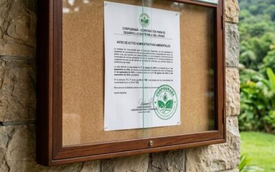 CORPOURABÁ publica aviso de actos administrativos ambientales