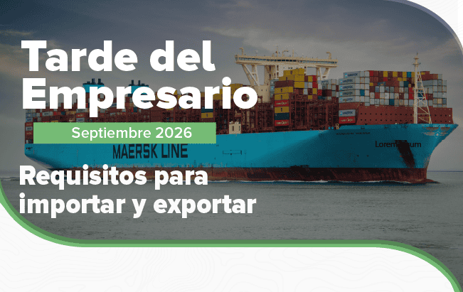 Importar y exportar: charla virtual el 23 de septiembre Convocatoria sobre importar y exportar para una capacitación virtual empresarial