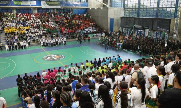 Girardota abrió la final departamental de los Intercolegiados de Antioquia con minuto de silencio