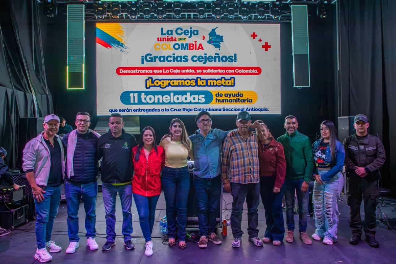 Jornada de recolección de ayudas en La Ceja durante las Fiestas del Toldo, las Bicicletas y las Flores