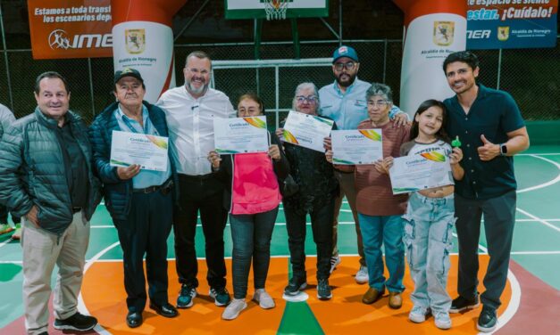 Rionegro entregó la placa polideportiva renovada de El Hoyo