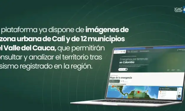 IGAC pone en línea portal de emergencias tras sismo en Valle
