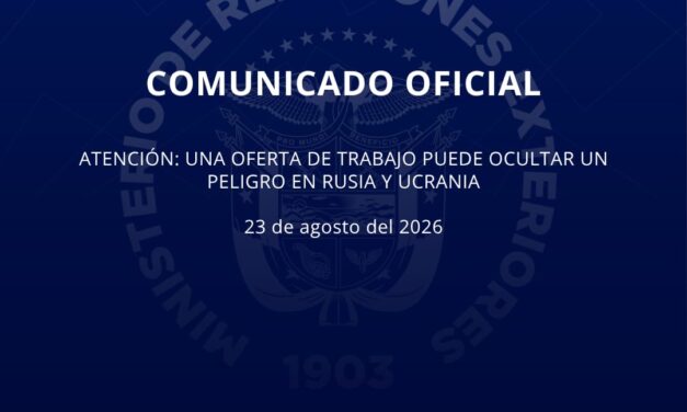 Panamá alerta por ofertas de trabajo en Rusia y Ucrania