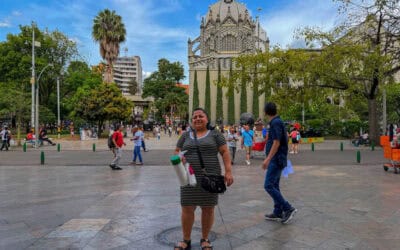 Lina Vélez hizo de la venta de tinto su sustento en Medellín