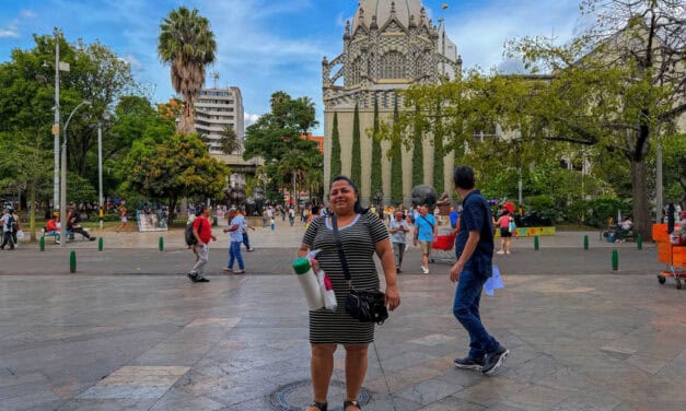 Lina Vélez hizo de la venta de tinto su sustento en Medellín