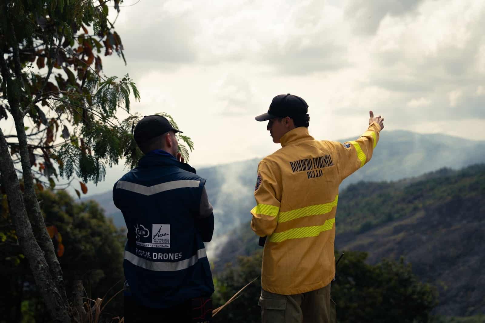 Vigilancia de incendios: Siata reporta 93 eventos Imagen de referencia de vigilancia de incendios en el Valle de Aburrá