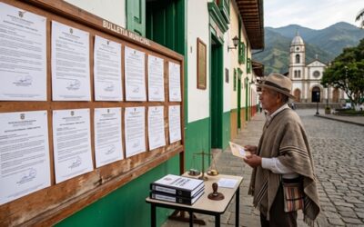 Abejorral publica citaciones para notificar mandamientos de pago de agosto de 2026