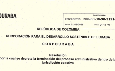 CORPOURABÁ cita a 29 personas y entidades para notificación personal