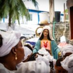 El Inmaculado Corazón mutilado de María regresó a Bojayá tras su restauración