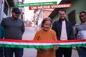 Entregan renovación de la Calle 23 entre carreras 18 y 19 en Yarumal