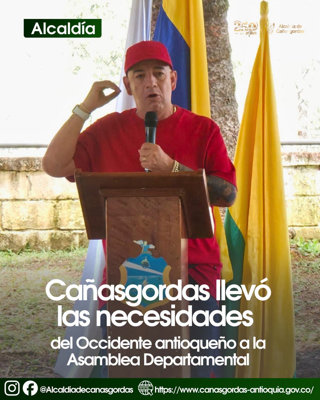 Cañasgordas expuso prioridades ante la Asamblea Sesión de la Asamblea de Antioquia en Frontino sobre Cañasgordas