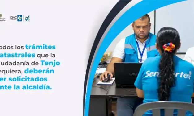 Tenjo asume el servicio catastral y centraliza los trámites ante la alcaldía