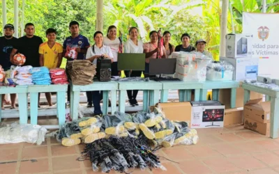 Comunidad indígena de Putumayo recibe dotaciones para su Plan de Retorno