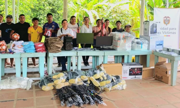 Comunidad indígena de Putumayo recibe dotaciones para su Plan de Retorno